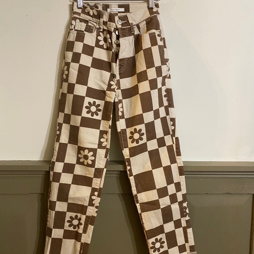 PacSun flower jeans